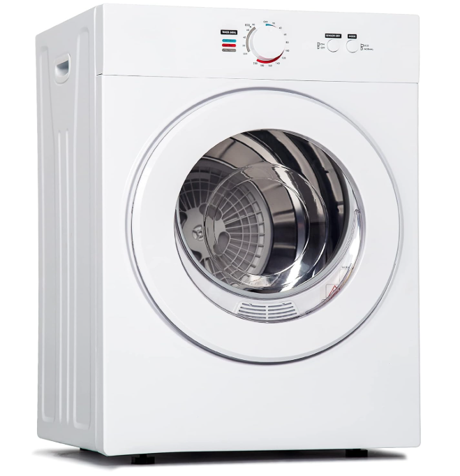 EUHOMY 1.8 Cu.Ft Portable Clothes Dryer, Front Load, White